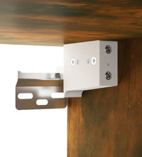 Wand-Schuhschrank Räuchereiche 70x35x38 cm Massivholz Kiefer