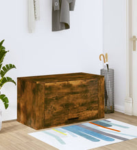 Wand-Schuhschrank Räuchereiche 70x35x38 cm Massivholz Kiefer