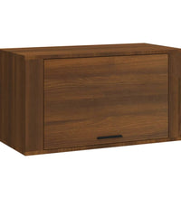 Wand-Schuhschrank Braun Eichen-Optik 70x35x38 cm Massivholz