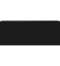 Wand-Schuhschrank Schwarz 100x35x38 cm Holzwerkstoff