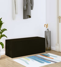 Wand-Schuhschrank Schwarz 100x35x38 cm Holzwerkstoff