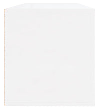 Wand-Schuhschrank Hochglanz-Weiß 100x35x38 cm Holzwerkstoff