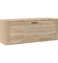 Wand-Schuhschrank Sonoma-Eiche 100x35x38 cm Holzwerkstoff