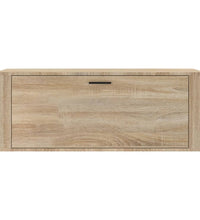 Wand-Schuhschrank Sonoma-Eiche 100x35x38 cm Holzwerkstoff