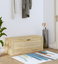 Wand-Schuhschrank Sonoma-Eiche 100x35x38 cm Holzwerkstoff