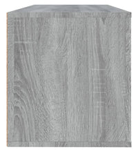 Wand-Schuhschrank Grau Sonoma 100x35x38 cm Holzwerkstoff