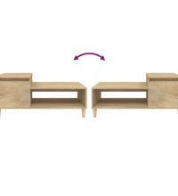 Couchtisch Sonoma-Eiche 100x50x45 cm Holzwerkstoff