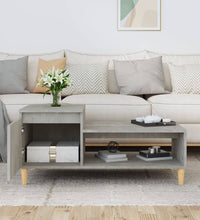 Couchtisch Betongrau 100x50x45 cm Holzwerkstoff