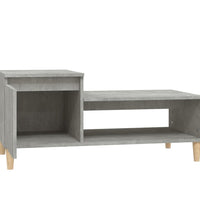 Couchtisch Betongrau 100x50x45 cm Holzwerkstoff