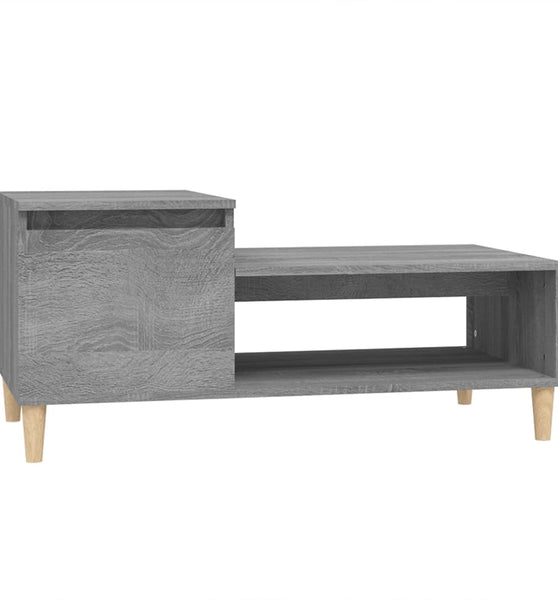 Couchtisch Grau Sonoma 100x50x45 cm Holzwerkstoff