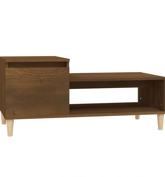 Couchtisch Braun Eichen-Optik 100x50x45 cm Holzwerkstoff