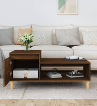 Couchtisch Braun Eichen-Optik 100x50x45 cm Holzwerkstoff
