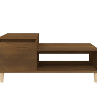 Couchtisch Braun Eichen-Optik 100x50x45 cm Holzwerkstoff
