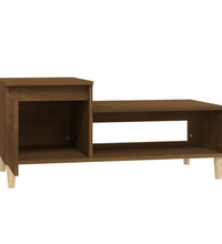 Couchtisch Braun Eichen-Optik 100x50x45 cm Holzwerkstoff