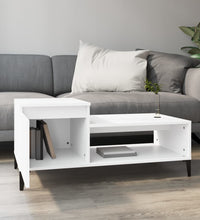 Couchtisch Weiß 100x50x45 cm Holzwerkstoff