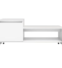 Couchtisch Weiß 100x50x45 cm Holzwerkstoff
