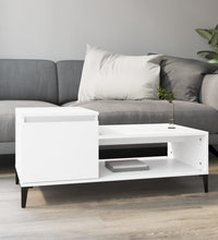 Couchtisch Weiß 100x50x45 cm Holzwerkstoff