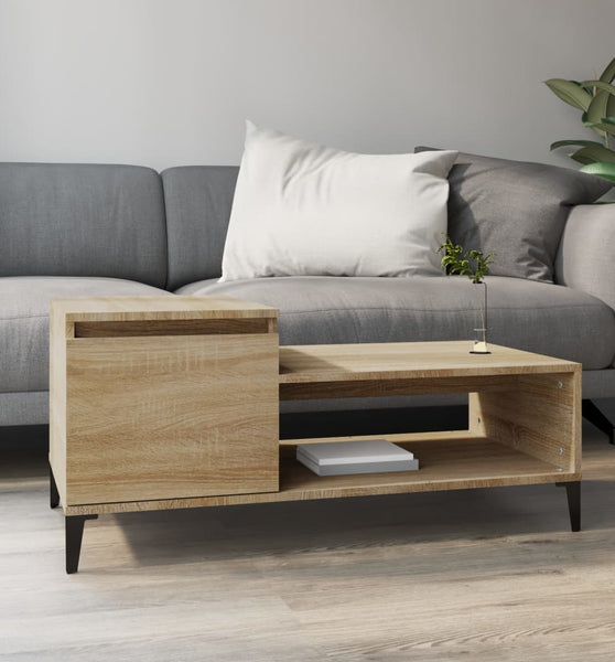 Couchtisch Sonoma-Eiche 100x50x45 cm Holzwerkstoff