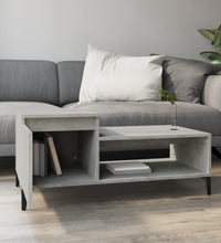 Couchtisch Betongrau 100x50x45 cm Holzwerkstoff