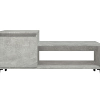 Couchtisch Betongrau 100x50x45 cm Holzwerkstoff