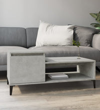 Couchtisch Betongrau 100x50x45 cm Holzwerkstoff