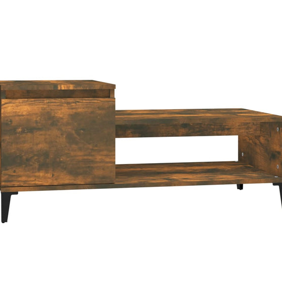Couchtisch Räuchereiche 100x50x45 cm Holzwerkstoff