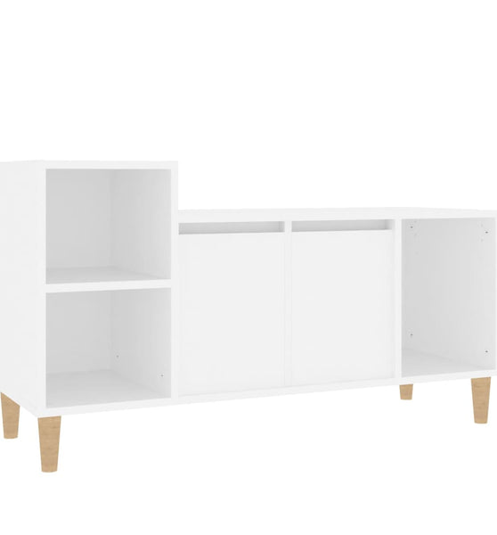 TV-Schrank Weiß 100x35x55 cm Holzwerkstoff