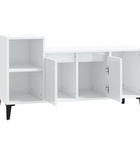 TV-Schrank Hochglanz-Weiß 100x35x55 cm Holzwerkstoff