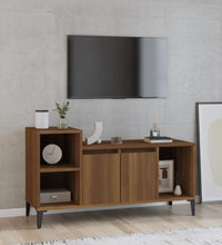 TV-Schrank Braun Eichen-Optik 100x35x55 cm Holzwerkstoff