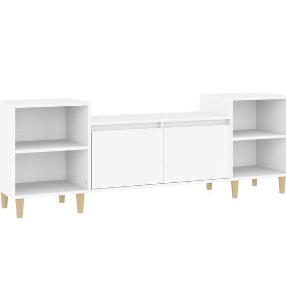 TV-Schrank Weiß 160x35x55 cm Holzwerkstoff