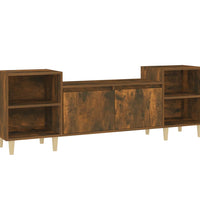 TV-Schrank Räuchereiche 160x35x55 cm Holzwerkstoff