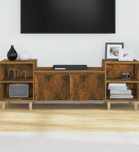 TV-Schrank Räuchereiche 160x35x55 cm Holzwerkstoff