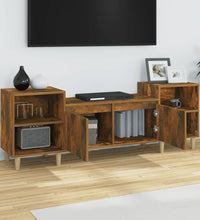 TV-Schrank Räuchereiche 160x35x55 cm Holzwerkstoff