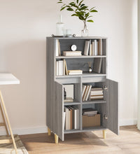 Highboard Grau Sonoma 60x36x110 cm Holzwerkstoff