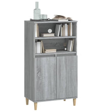 Highboard Grau Sonoma 60x36x110 cm Holzwerkstoff