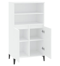 Highboard Weiß 60x36x110 cm Holzwerkstoff