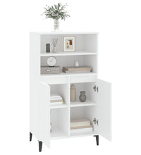 Highboard Weiß 60x36x110 cm Holzwerkstoff