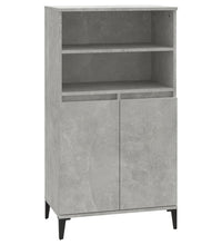 Highboard Betongrau 60x36x110 cm Holzwerkstoff