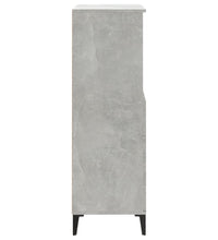 Highboard Betongrau 60x36x110 cm Holzwerkstoff