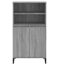 Highboard Grau Sonoma 60x36x110 cm Holzwerkstoff