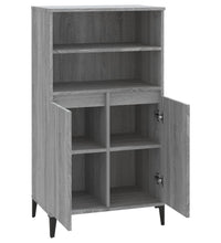 Highboard Grau Sonoma 60x36x110 cm Holzwerkstoff