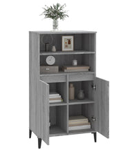 Highboard Grau Sonoma 60x36x110 cm Holzwerkstoff
