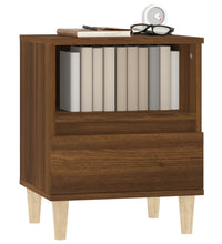Nachttische 2 Stk. Braun Eichen-Optik 40x35x50 cm