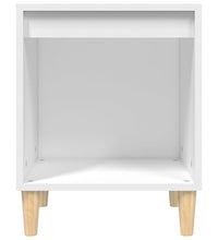 Nachttisch Weiß 40x35x50 cm Holzwerkstoff