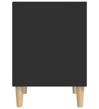 Nachttisch Schwarz 40x35x50 cm Holzwerkstoff