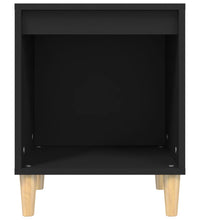 Nachttische 2 Stk. Schwarz 40x35x50 cm