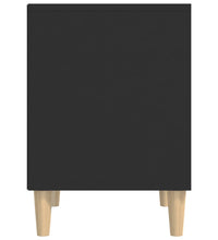 Nachttische 2 Stk. Schwarz 40x35x50 cm