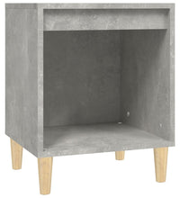 Nachttische 2 Stk. Betongrau 40x35x50 cm