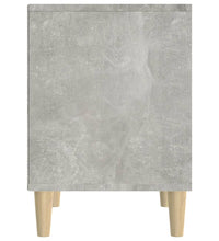 Nachttische 2 Stk. Betongrau 40x35x50 cm