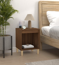 Nachttische 2 Stk. Braun Eichen-Optik 40x35x50 cm